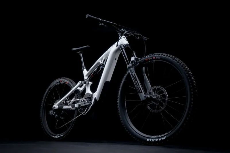 Whyte E-180 Works Mx Electric Mountain Bike 2023 in White with Black-2
